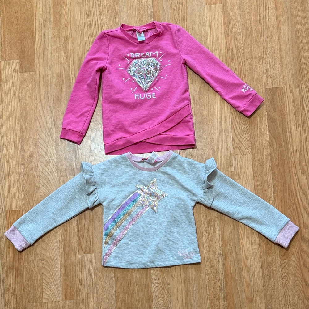 Betsey Johnson x JoJo Siwa sweatshirts 6x
